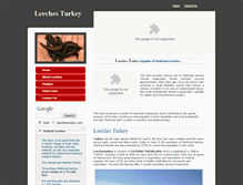 Tablet Screenshot of leechesturkey.com